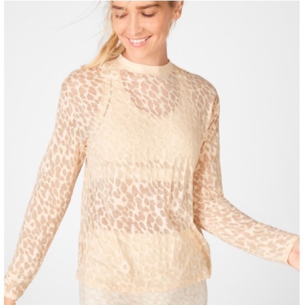 Fabletics Allison Mock Neck Long-Sleeve Top XS